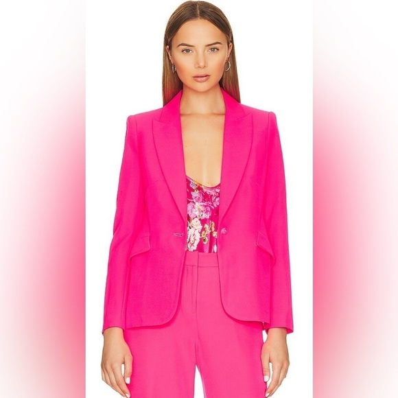 L’Agence Chamberlain blazer in pink glo - Picture 1 of 8